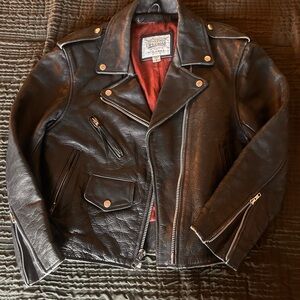 Vintage Wilson’s leather moto jacket